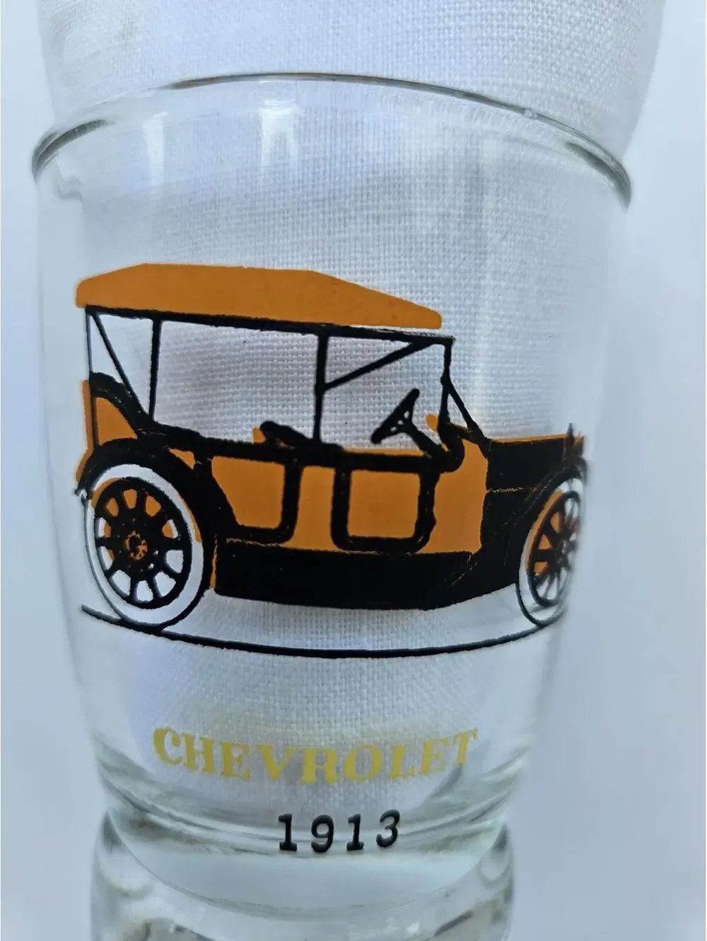 Vintage Anchor Hocking Car Glassware Set | 4pc Antique Car Barware Bundle